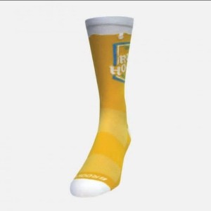 جوراب رانینگ  ساق دار بروکس زرد  BROOKS RUNNING SOCKS