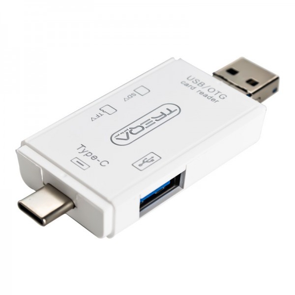 رم ریدر اورجینال USB3 و OTG Typc ,Micro ترکا (TREQA) مدل USB-6