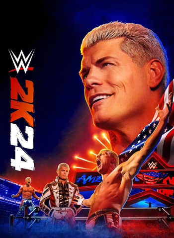 فایل بازی کشتی کج 2024 WWE 2K24 نسخه کامپیوتر + فلش 128 گیگابایت