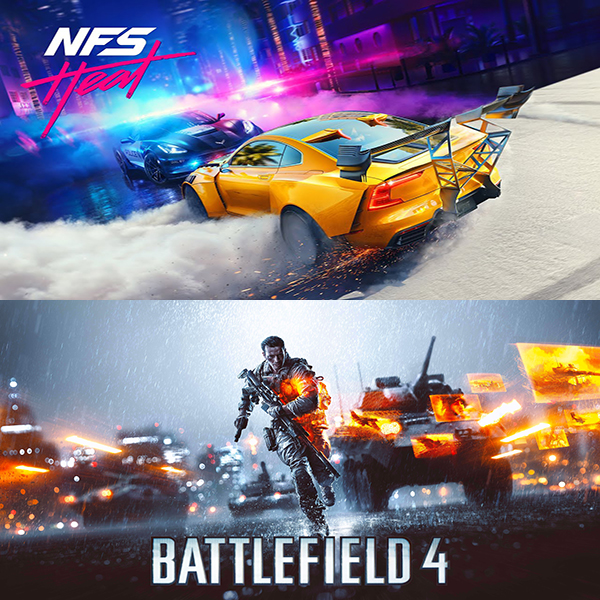 اکانت قانونی بازی Battlefield 4/Need for Speed™ Heat برای PS4 و PS5