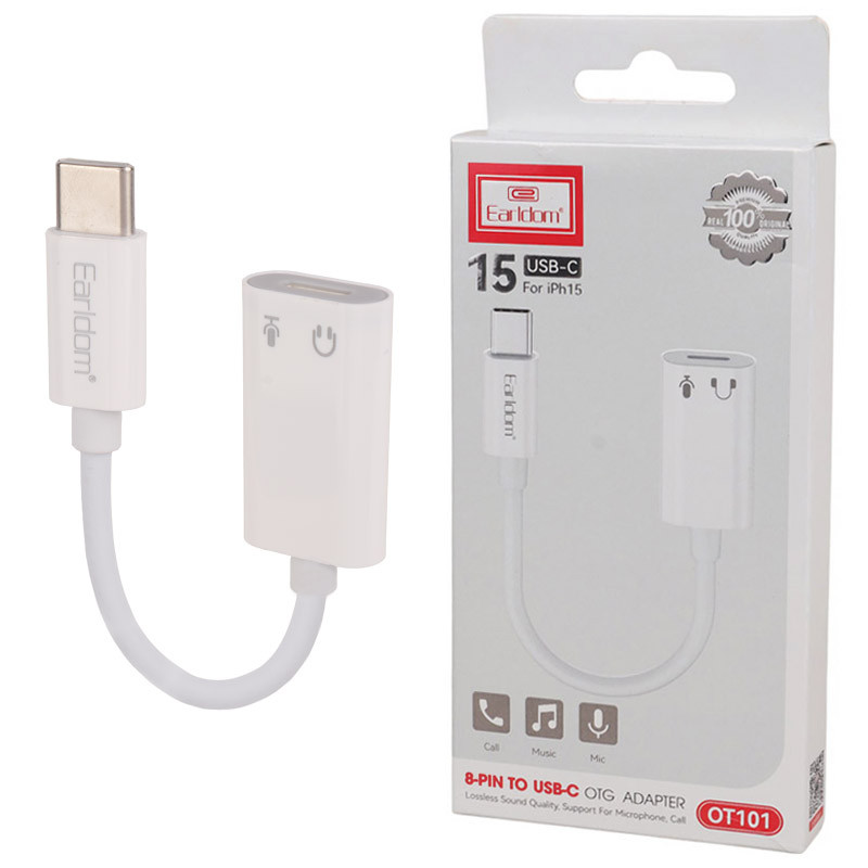تبدیل Lightning به Type-C ارلدام Earldom مدل ET-OT101