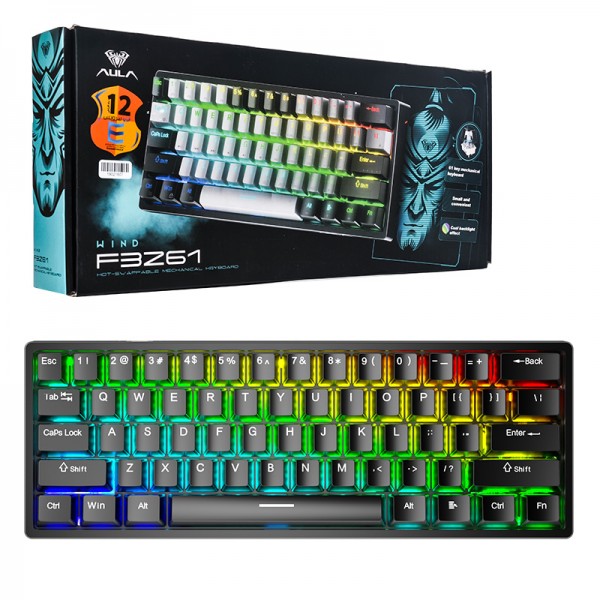 کیبورد گیمینگ مکانیکال آئولا مدل F3261 اورجینال