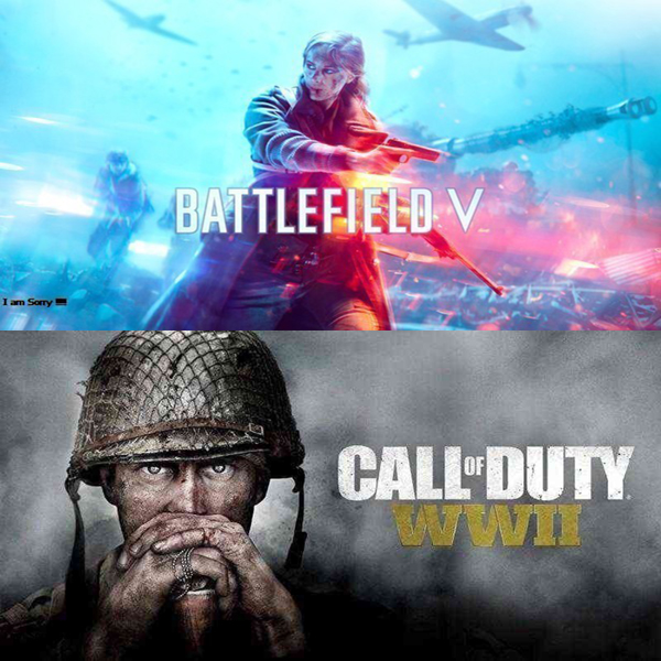 خرید اینترنتی اکانت قانونی بازی Battlefield V و   Call Of Duty WW2 Gold Edition برای PS4 و PS5