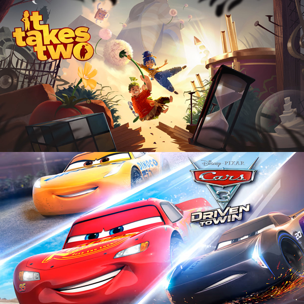 اکانت قانونی بازی it takes two و Cars 3 Driven to Win برای PS4 و PS5