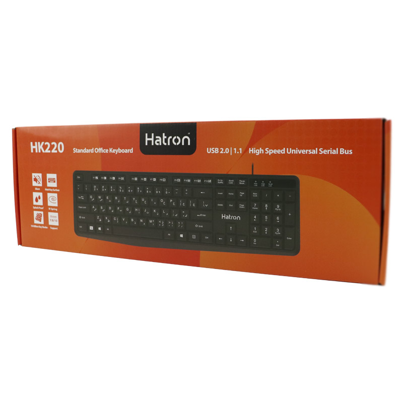 کیبورد سیم دار هترون مدل Hatron HK220