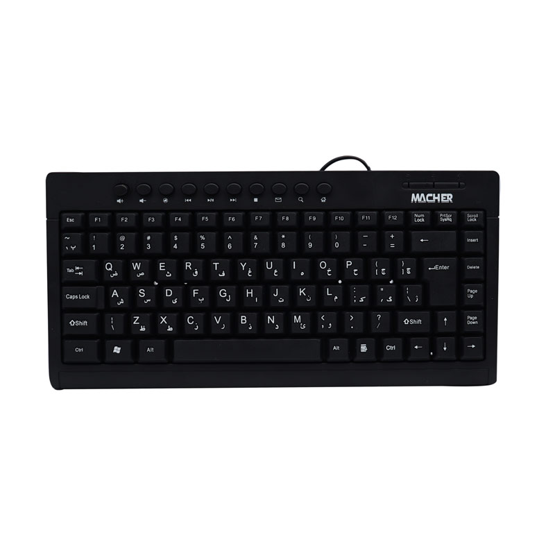 کیبورد سیم دار مچر سری مینی مدل MR-306