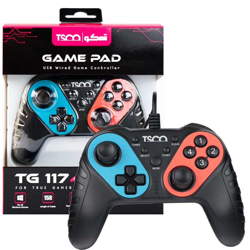 دسته بازی تکی شوکدار TSCO TG117