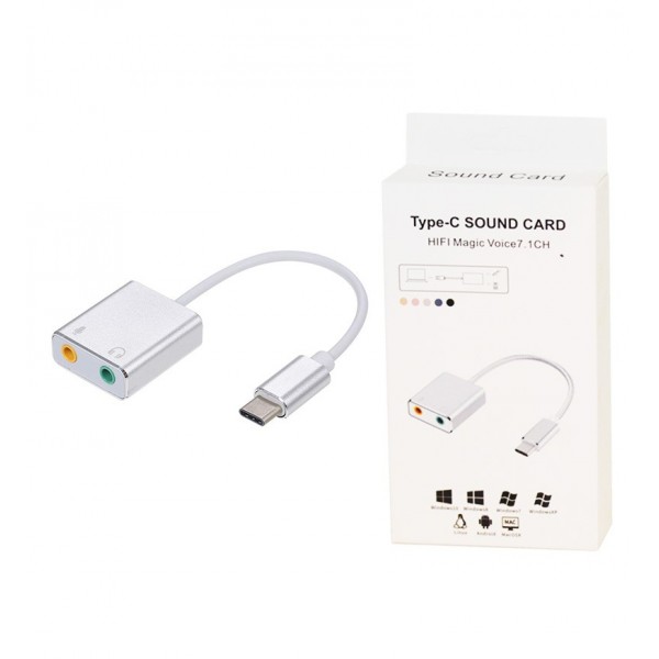 تبدیل صدا 7.1 کاناله استریو به Type-c