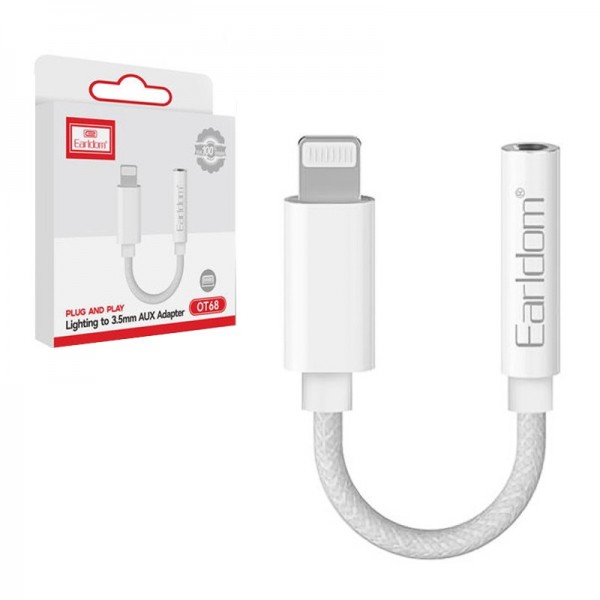 تبدل لایتنینگ به جک 3.5 میلی متری ارلدام EARLDOM