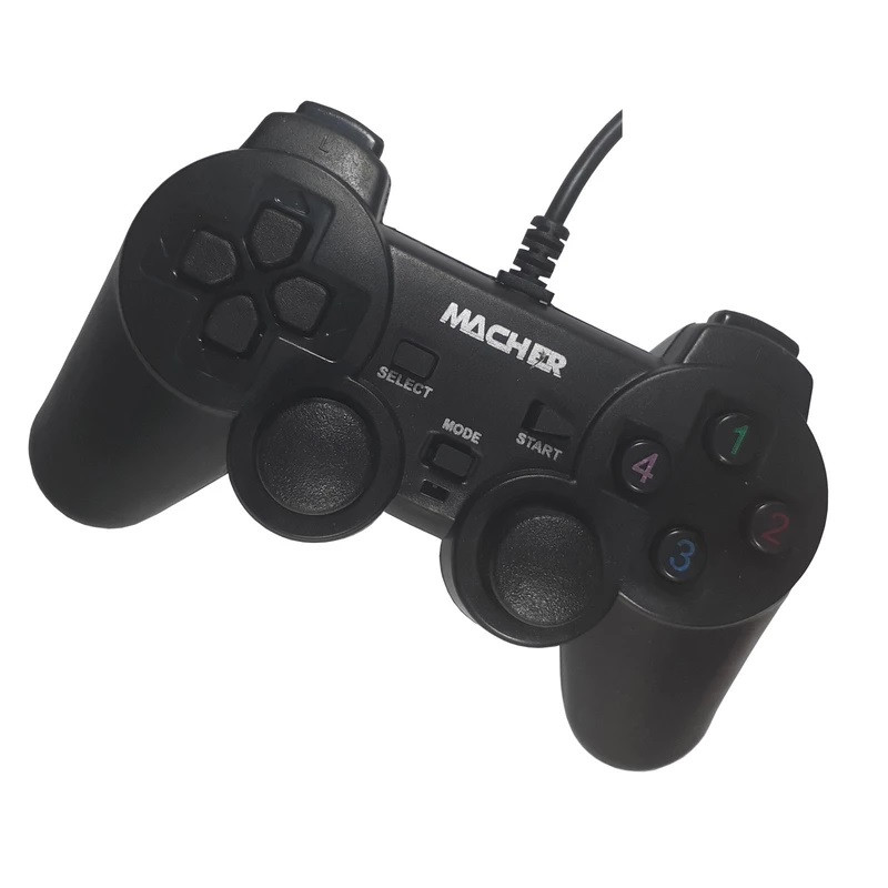 دسته بازی تک شوک دار سیمی Macher MR-54 PS1/PS2