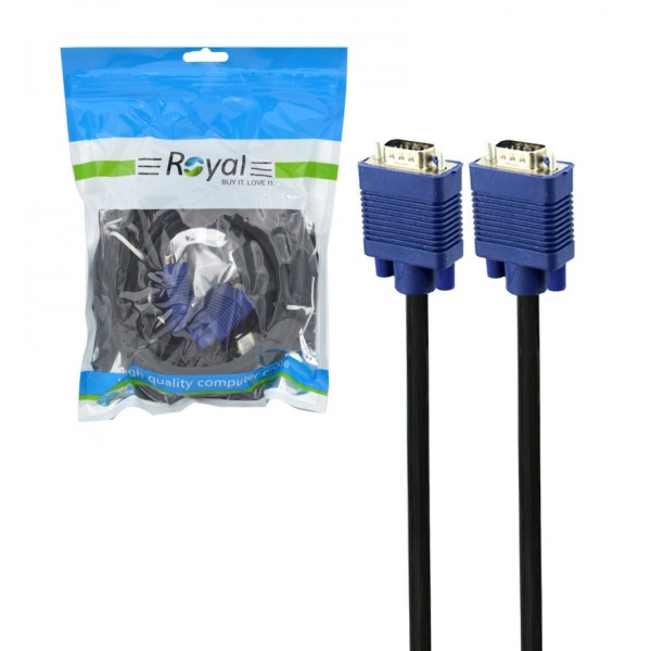 کابل VGA (3+4) رویال ROYAL طول 5 متر