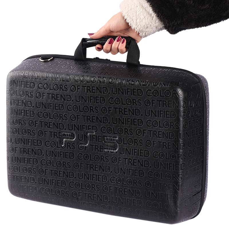 کیف کنسول بازی PS5 چرمی مشکی طرح Unified colors of trend