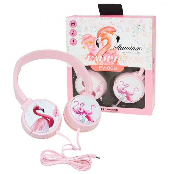 هدست سیم دار  طرح Flamingo مدل EV-009