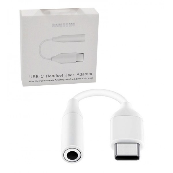 کابل تبدیل تایپ سی به جک 3.5 میلیمتری صدا سامسونگ SAMSUNG طول 10 سانتیمتر