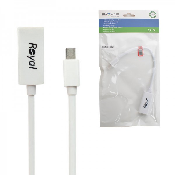 تبدیل Mini Display To HDMI رویال (ROYAL)