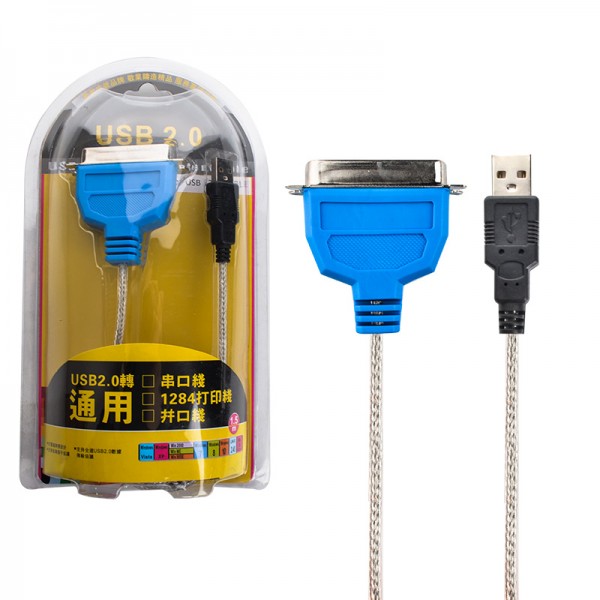 کابل تبدیل USB به پارالل سنترونیکس طول 1.5