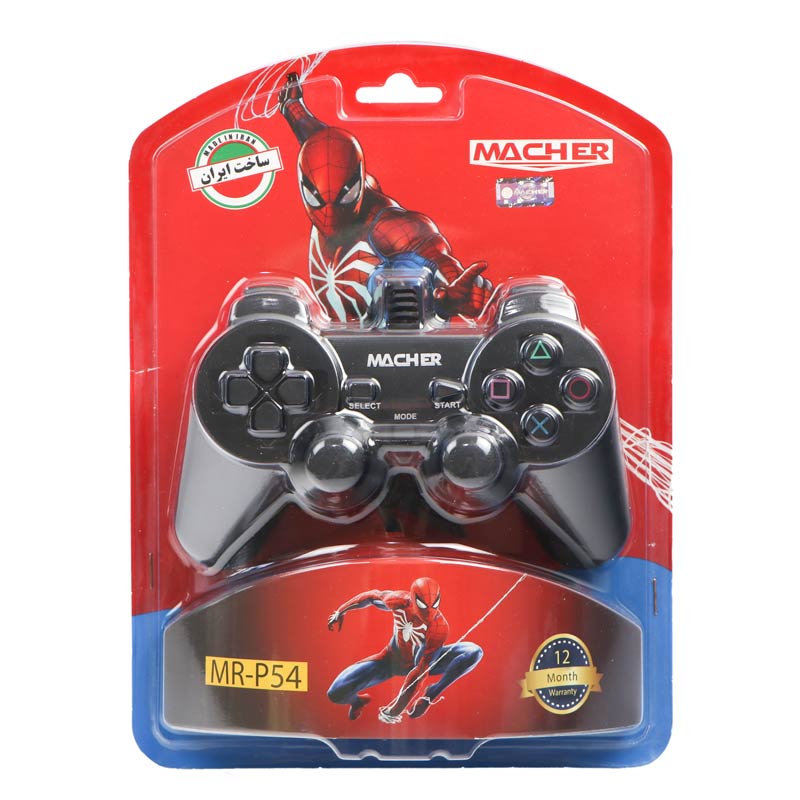 دسته بازی PS2 شوکدار مچر (Macher) مدل MR-P54