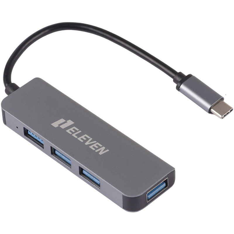 هاب 4 پورت Type-C USB3.0 الون Eleven مدل H801