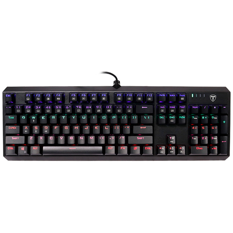 کیبورد گیمینگ سیم دار تی دگر T-Dagger مدل Pavones T-TGK319 Blue Switch