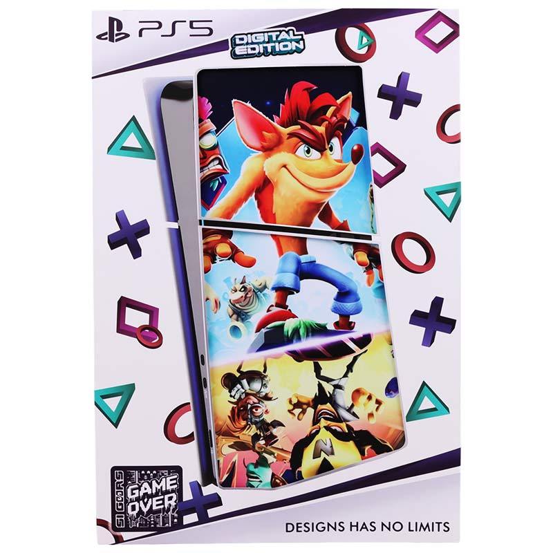 اسکین پلی استیشن 5 اسلیم طرح Crash Bandicoot 4