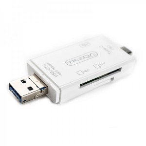 رم ریدر اورجینال USB3 و OTG Typc ,Micro ترکا (TREQA) مدل USB-6