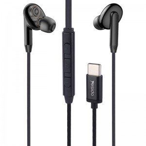 هندزفری با سیم یسیدو Yesido مدل YH44 با رابط تایپ سی