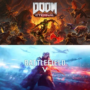 اکانت قانونی بازی  Battlefield V/DOOM Eternal برای PS4 و PS5