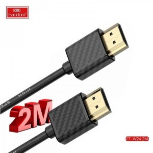 کابل HDMI ارلدام  EARLDOM  مدل ET-W24 طول 2 متر