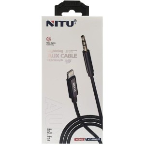 کابل تبدیل لایتنینگ به AUX نیتو مدل NT-AUX015 طول 1متر