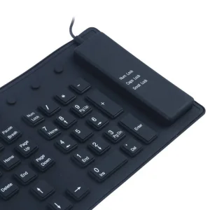 کیبورد با سیم ژله ای Flexible مدل 109