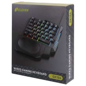 کیبورد مخصوص بازی الون مدل GK-104 ا Eleven GK-104 Wired Gaming Keyboard