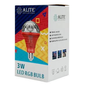 لامپ رقص نور الیت Alite LED RGB Blub 3W E27