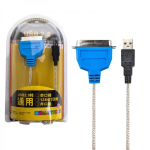 کابل تبدیل USB به پارالل سنترونیکس طول 1.5