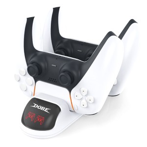 پایه و شارژر دسته بازی PS5 دابی DOBE مدل TP5-0506