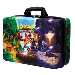 کیف کنسول بازی PS5 طرح Crash Bandicoot