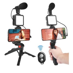 کیت فیلمبرداری همراه با میکروفون video making kit AY-49