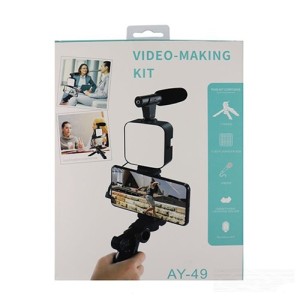 کیت فیلمبرداری همراه با میکروفون video making kit AY-49