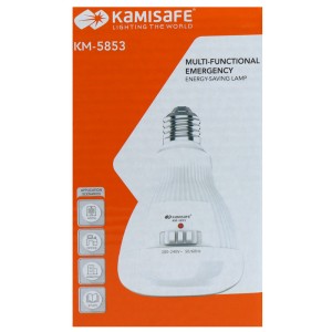 لامپ آویزدار شارژی کامی سیف Kamisafe مدل KM-5853 E27