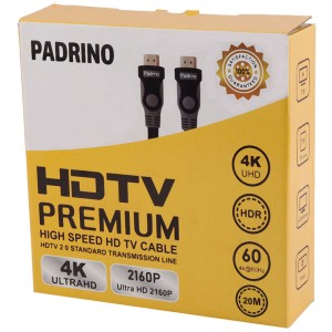 کابل HDMI پادرینو Padrino V2.0 4K طول 20 متر