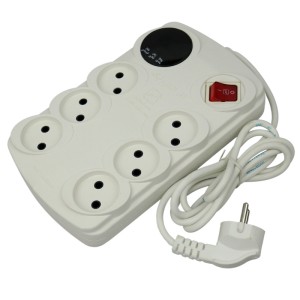 محافظ برق شش خانه آفر الکترونیک Offer Electronic مدل OR-318  طول کابل ۱۸۰ سانتی متر