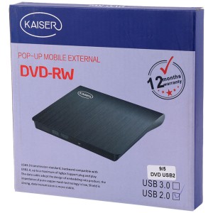 باکس تبدیل DVD رایتر اینترنال به اکسترنال کایزر Kaiser 9.5mm