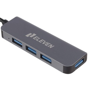 هاب 4 پورت Type-C USB3.0 الون Eleven مدل H801