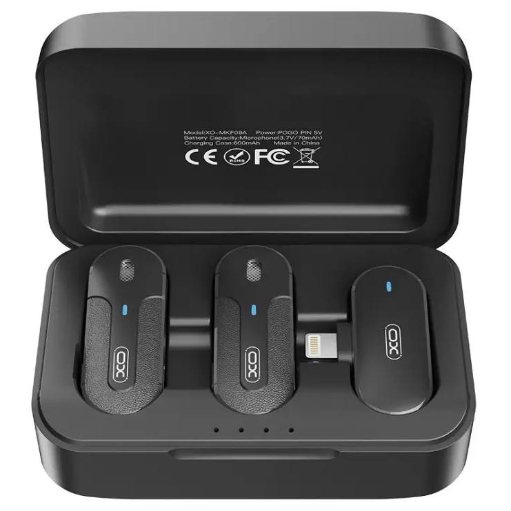 میکروفون بی سیم یقه ای لایتنینگ ایکس او MKF09B