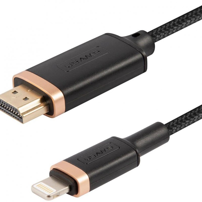 کابل اچ‌دی‌ام‌آی به لایتنینگ 2 متری یوسامز U70  US-SJ509