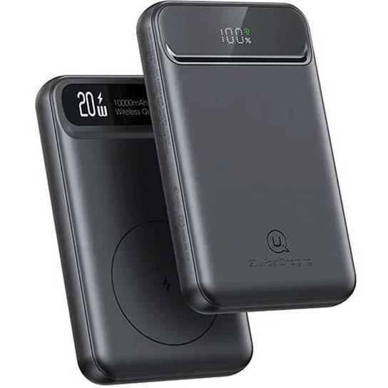 پاوربانک وایرلس مگنتی 15 وات 10000 یو اس بی و تایپ سی 20 وات یوسامز US-CD214 PB72