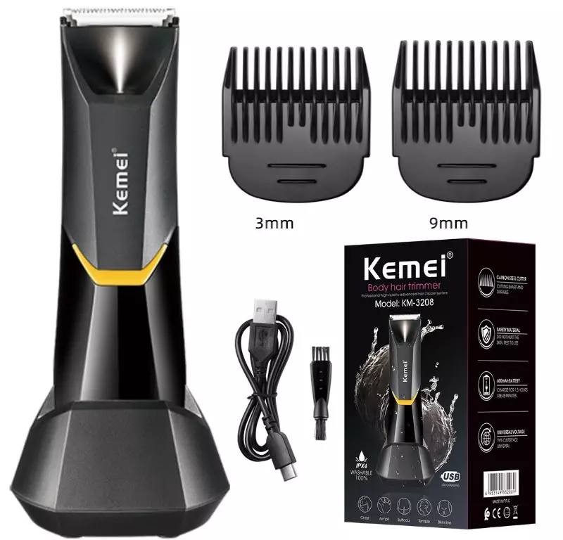 ماشین اصلاح صورت و بدن Kemei KM-3208