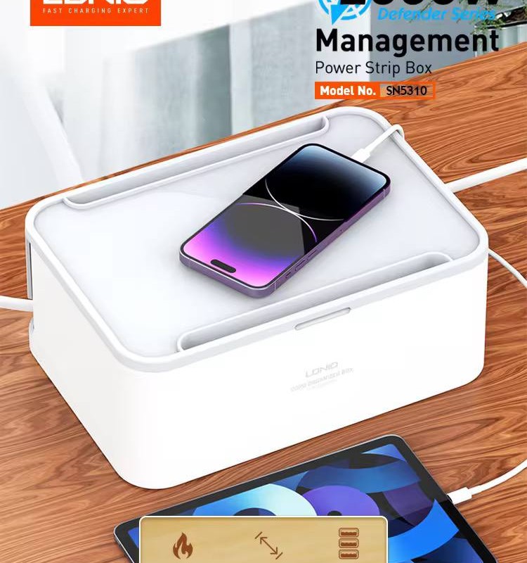 چند راهی برق و شارژروایرلس بی سیم الدنیو SN5310