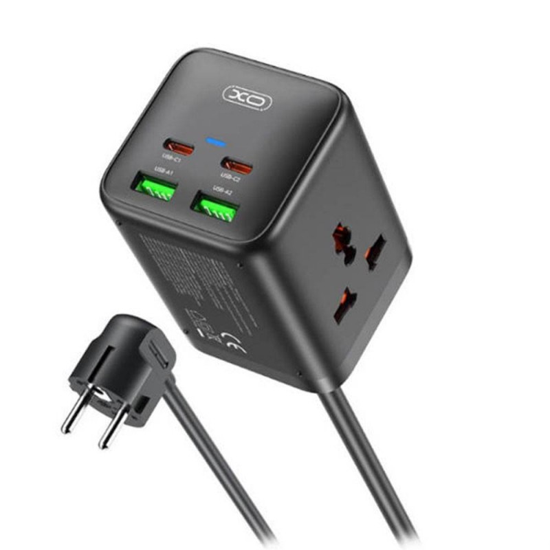 شارژر رومیزی و سه راهی برق ایکس او مدل XO WL24(EU) 65W