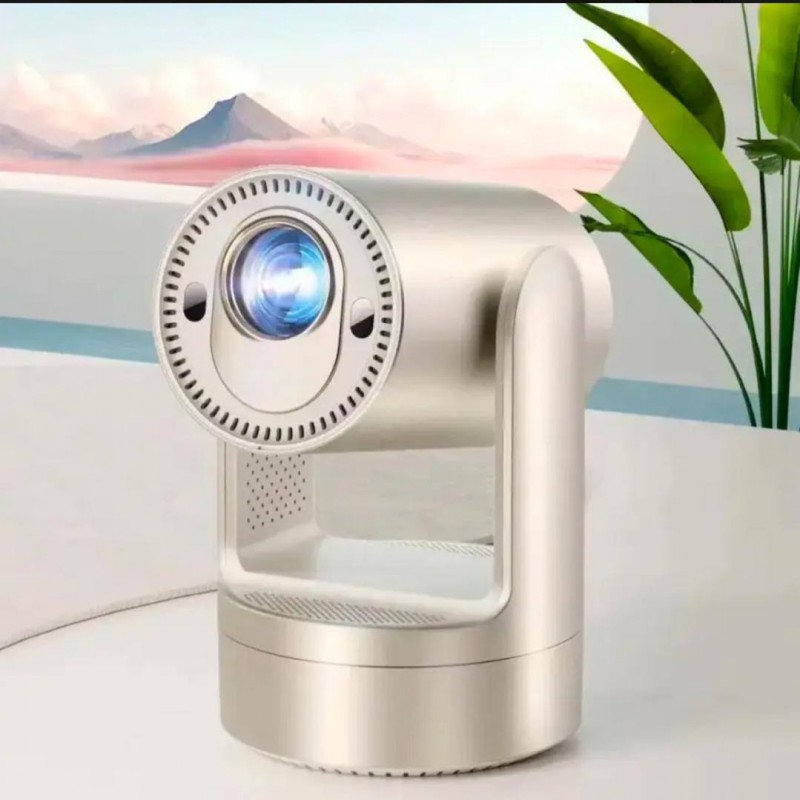 پروژکتور هوشمند شارژی بیسیم 5G با کیفیت 4K مدل 5G projector multe-angle head design