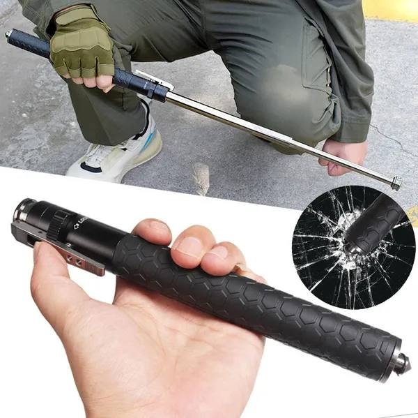 باتون فلزی تلسکوپی ضامن دار  کد 1309